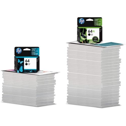 Color Black HP - 64 Standard Capacity Ink Cartridge - Black