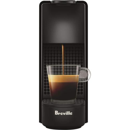 Nespresso - Essenza Mini Black by Breville with Aeroccino3 - Piano Black