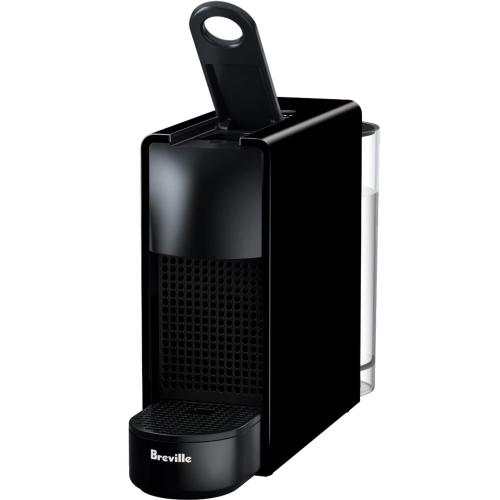 Nespresso - Essenza Mini Black by Breville with Aeroccino3 - Piano Black