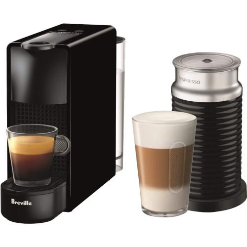 Nespresso - Essenza Mini Black by Breville with Aeroccino3 - Piano Black ❗MAY HAVE MISSING PIECES/NEEDS CLEANING ❗