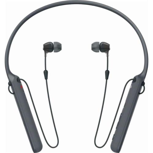 Sony - C400 Wireless Behind-the-Neck In Ear Headphones - Black
