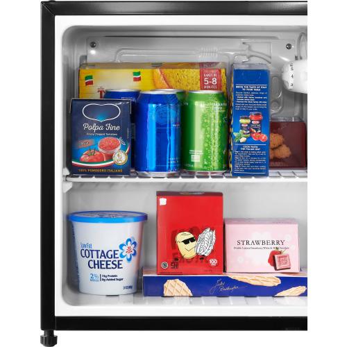 Insignia  - 1.7 Cu. Ft. Mini Fridge - Black