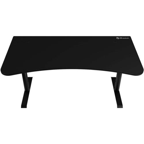 Arozzi - Arena Ultrawide Curved Gaming Desk - Pure Black