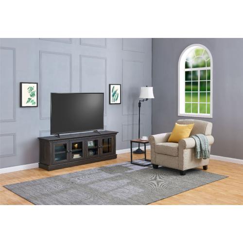 Insignia™ - TV Cabinet for Most Flat-Panel TVs Up to 75 - Brown