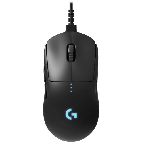 Logitech - G PRO Lightweight Wireless Optical Ambidextrous Gaming Mouse with RGB Lighting - Black