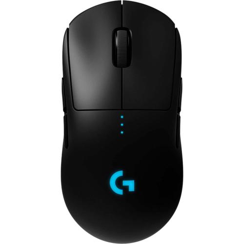 Logitech - G PRO Lightweight Wireless Optical Ambidextrous Gaming Mouse with RGB Lighting - Black