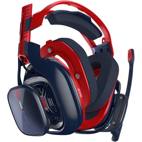Astro Gaming - A40 TR X-Edition Wired Gaming Headset for Xbox One, Xbox Series X|S, PS5, PS4 - Red/Black