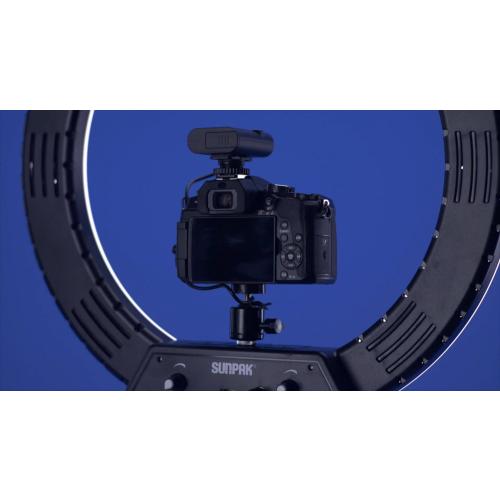 Sunpak - LED 448 19 Bi-Color Ring Light Kit - Black