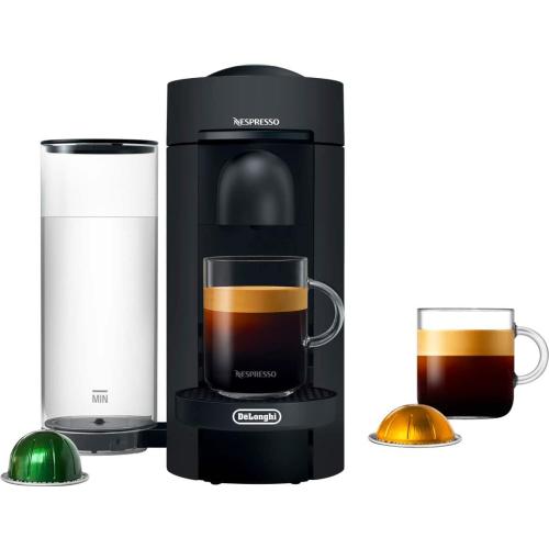 De'Longhi - Nespresso Vertuo Plus Deluxe Coffee and Espresso Maker by De'Longhi, Matte Black - Matte Black