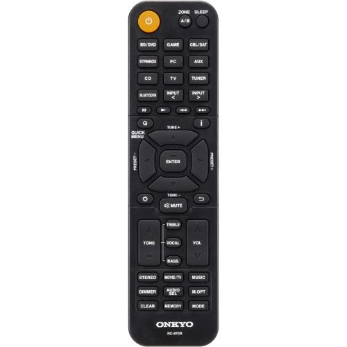 Onkyo - TX 5.2-Ch. with Dolby Atmos 4K Ultra HD HDR Compatible A/V Home Theater Receiver - Black