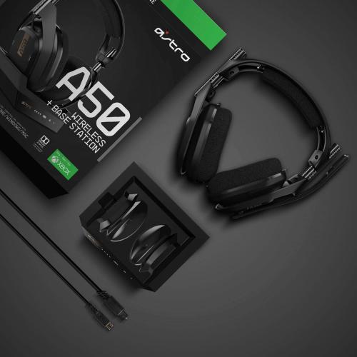 Astro Gaming - A50 Gen 4 Wireless Gaming Headset for Xbox One, Xbox Series X|S, and PC - Black