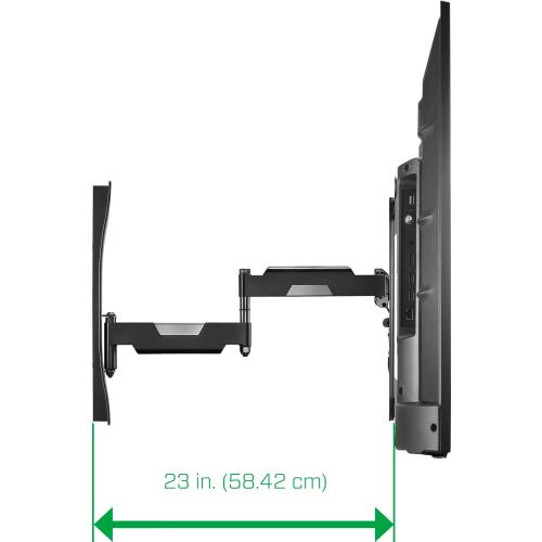 Size 40-75 Rocketfish™ - Full-Motion TV Wall Mount for Most 40 - 75 TVs - Black