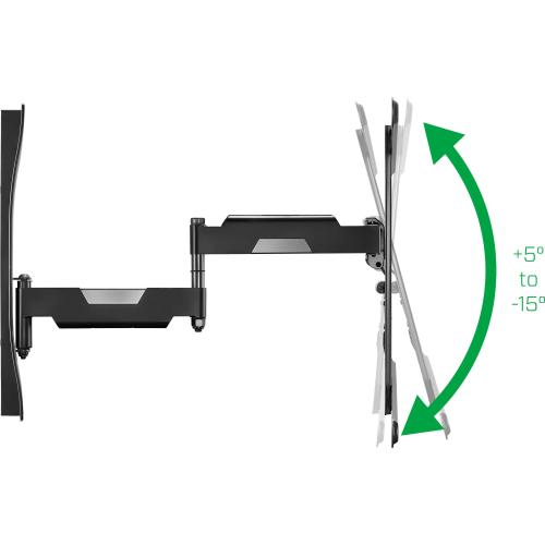 Size 40-75 Rocketfish™ - Full-Motion TV Wall Mount for Most 40 - 75 TVs - Black