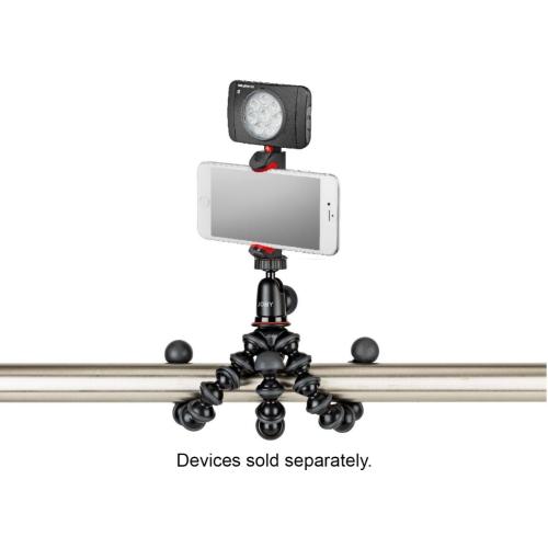 JOBY - GorillaPod 1K SMART Vlogging Tripod - Black/Red/Charcoal