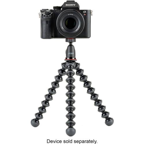 JOBY - GorillaPod 1K SMART Vlogging Tripod - Black/Red/Charcoal