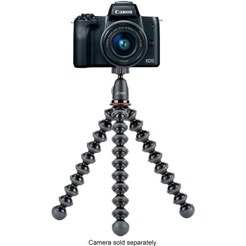 JOBY - GorillaPod 1K SMART Vlogging Tripod - Black/Red/Charcoal