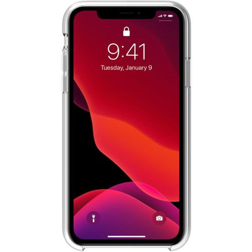 kate spade new york - Protective Hard Shell Case for Apple® iPhone® 11 - Cream With Stones/Hollyhock Floral Clear