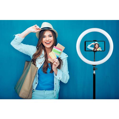 Sunpak - 12 Bicolor LED Ring Light Kit - Black