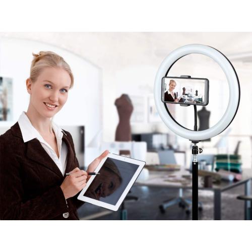 Sunpak - 12 Bicolor LED Ring Light Kit - Black