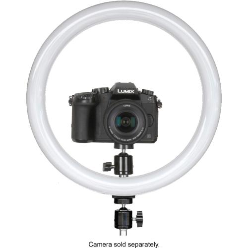 Sunpak - 12 Bicolor LED Ring Light Kit - Black