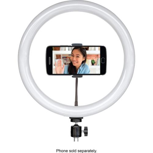 Sunpak - 12 Bicolor LED Ring Light Kit - Black