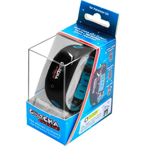Datel - Go-tcha Evolve Wristband Watch for Pokémon GO with Auto Catch and Auto Spin - Blue/Black