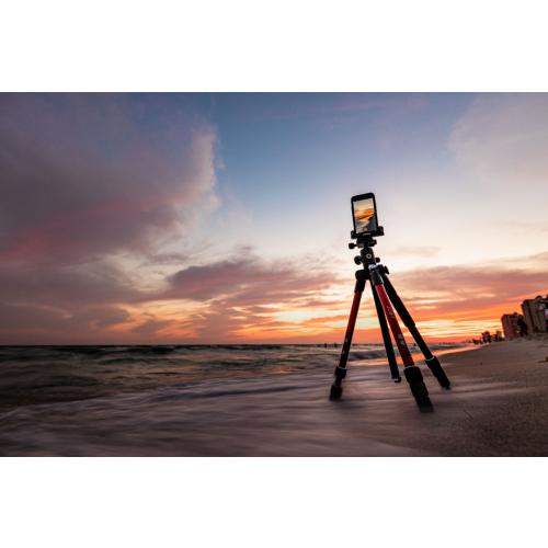 Color red JOBY - RangePod Tripod for Camera and Vlogging - Red
