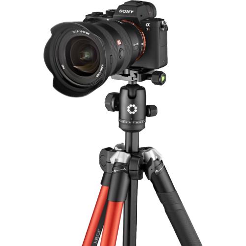 Color red JOBY - RangePod Tripod for Camera and Vlogging - Red