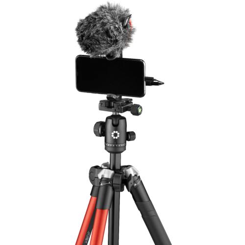 Color red JOBY - RangePod Tripod for Camera and Vlogging - Red