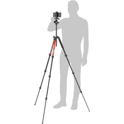 Color red JOBY - RangePod Tripod for Camera and Vlogging - Red