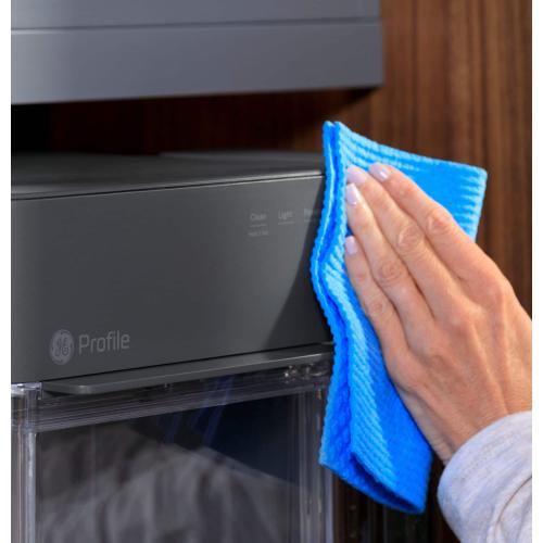 GE Profile - Opal 2.0 38-lb. Portable Ice maker with Nugget Ice Production, Side Tank and Built-in WiFi - Stainless Steel