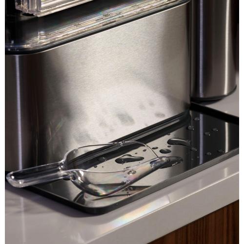 GE Profile - Opal 2.0 38-lb. Portable Ice maker with Nugget Ice Production, Side Tank and Built-in WiFi - Stainless Steel