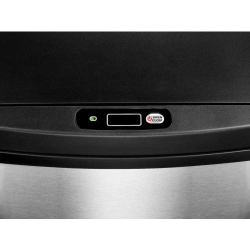 Insignia™ - 3 Gal. Automatic Trash Can - Stainless steel