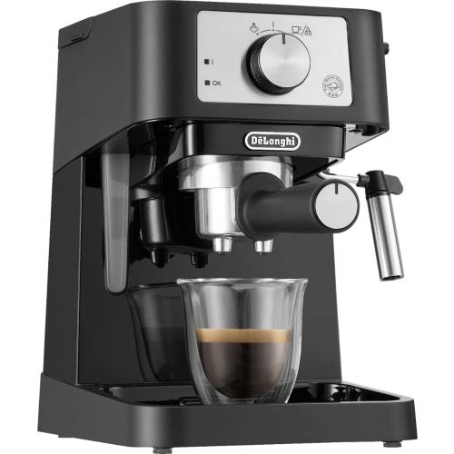 Color Black De'Longhi - Stilosa 15 Bar Pump Espresso Machine - Black and Stainless