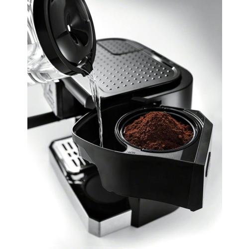 De'Longhi - Digital All-in-One Combination Coffee and Espresso Machine - Black and Stainless Steel