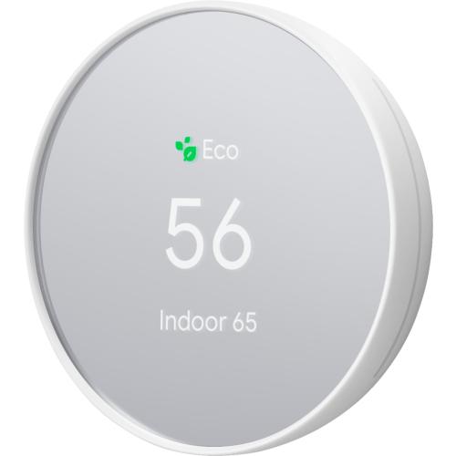 Google - Nest Smart Programmable Wifi Thermostat - Snow
