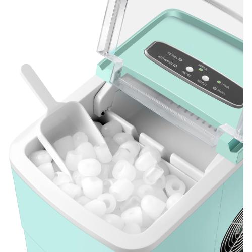 Insignia™ - Portable Ice Maker with Auto Shut-Off - Mint
