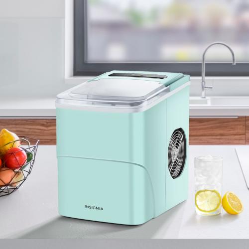 Insignia™ - Portable Ice Maker with Auto Shut-Off - Mint