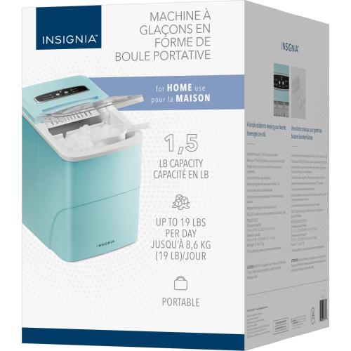 Insignia™ - Portable Ice Maker with Auto Shut-Off - Mint