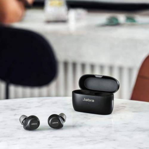 Jabra - Elite 85t True Wireless Advanced Active Noise Cancelling Earbuds - Black