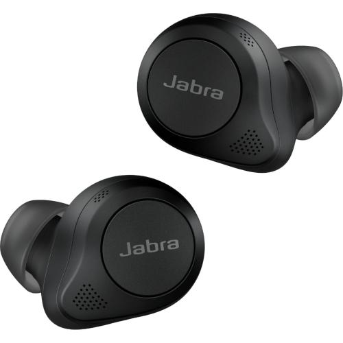 Jabra - Elite 85t True Wireless Advanced Active Noise Cancelling Earbuds - Black