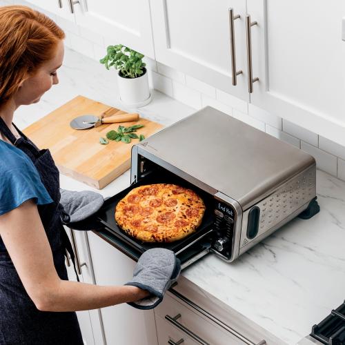 Ninja - Foodi Convection Toaster Oven with 11-in-1 Functionality with Dual Heat Technology and Flip functionality - Silver