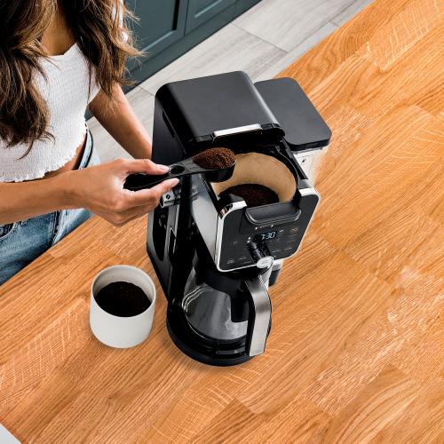 Ninja - DualBrew 12-Cup Coffee Maker with K-Cup compatibility and 3 brew styles - Black