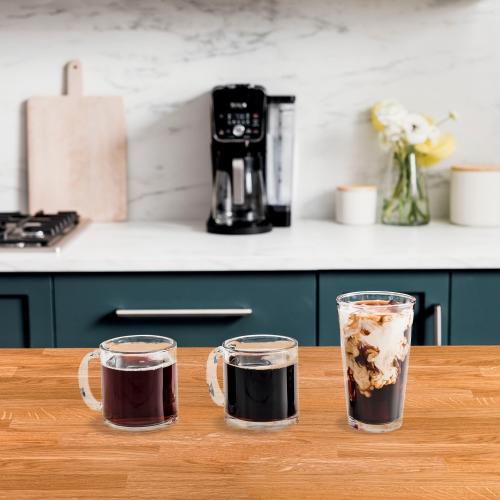 Ninja - DualBrew 12-Cup Coffee Maker with K-Cup compatibility and 3 brew styles - Black