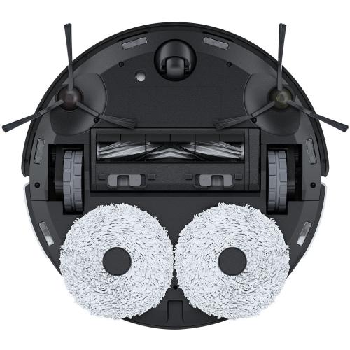 ECOVACS Robotics - DEEBOT X1 OMNI Robot Vacuum & Mop with Auto Empty and Refill, Laser Mapping, AI Object Recognition and Self Clean - BLACK   SILVER