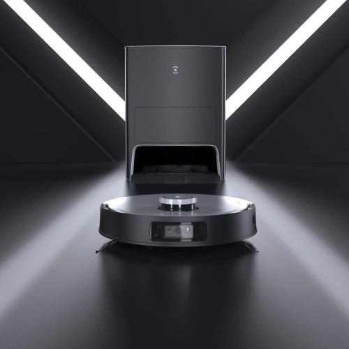 ECOVACS Robotics - DEEBOT X1 OMNI Robot Vacuum & Mop with Auto Empty and Refill, Laser Mapping, AI Object Recognition and Self Clean - BLACK   SILVER