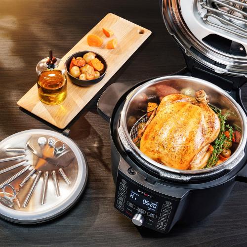 Instant Pot - Duo Crisp with Ultimate Lid Multi-Cooker   Air Fryer, 6.5 Quart - Black