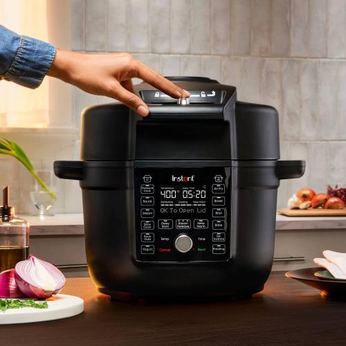 Instant Pot - Duo Crisp with Ultimate Lid Multi-Cooker   Air Fryer, 6.5 Quart - Black