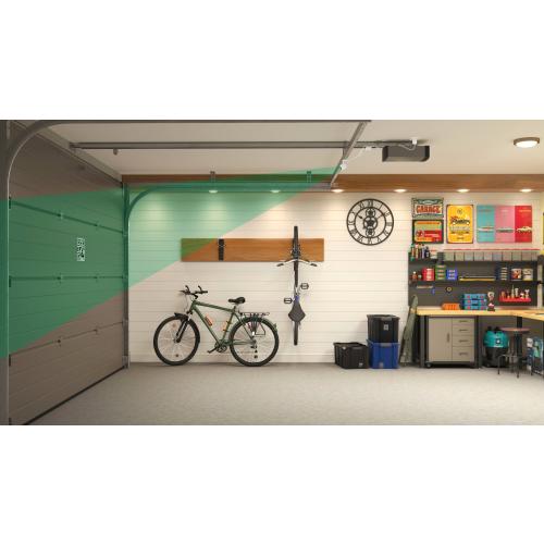 Color White Wyze - Indoor/Outdoor Wireless 1080p HD Smart Garage Door Opener and Security Camera - White