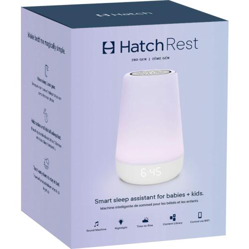 Hatch - Rest 2nd Gen All-in-one Sleep Assistant, Nightlight & Sound Machine - White